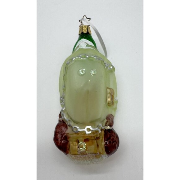 Old World Christmas Glass Ornament Dickens Marley’s Ghost, Scrooge Lot of 3 - Picture 4 of 10